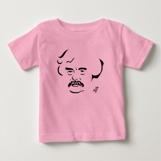 Pour Bébé T-shirt de nourrisson de Mark Twain (Devant)