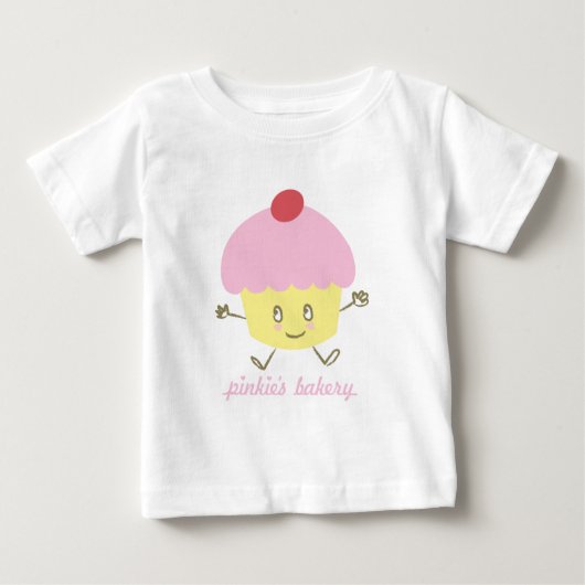 Pour Bébé T-shirt de nourrisson de petit gâteau de la (Devant)