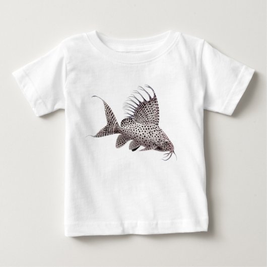 Pour Bébé T-shirt de nourrisson de poisson-chat de (Devant)