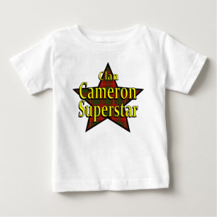 Pour Bébé T-shirt de nourrisson de superstar de Cameron de