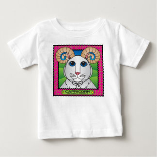 Pour Bébé T-shirt de nourrisson de Zodicat de Capricorne