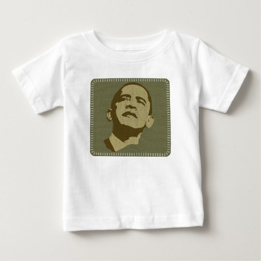 Pour Bébé T-shirt de nourrisson d'Obama (Devant)
