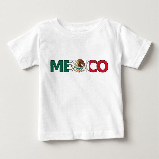 Pour Bébé T-shirt de nourrisson du Mexique (Devant)