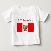 T-shirt de Péruviens de Lil