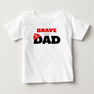 Pour Bébé T-shirt de pompier Brave Like Dad
