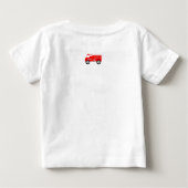 Pour Bébé T-shirt de pompier Brave Like Dad (Dos)