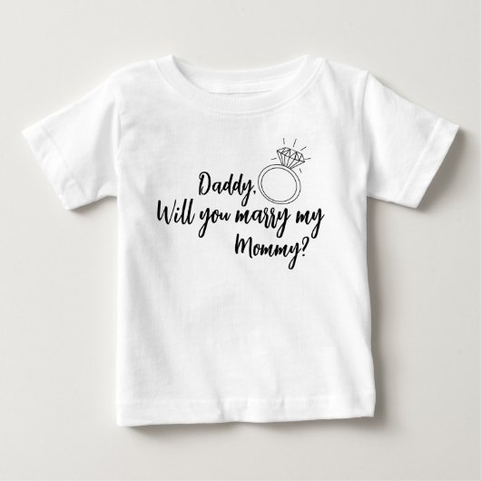 Pour Bébé T-shirt de proposition personnalisée (Devant)