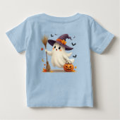 Pour Bébé T-Shirt de sorcière fantôme mignonne Halloween Tod (Dos)