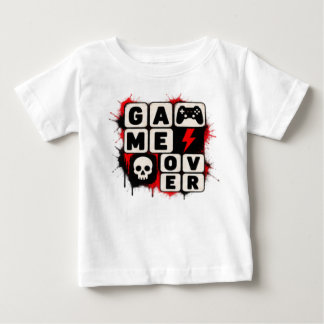 Pour Bébé T-Shirt de typographie de jeu vidéo drôle - Game O
