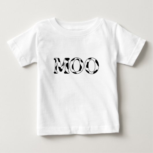 Pour Bébé T-shirt de vache à MOO (Devant)