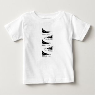 Pour Bébé T-shirt décontracté Baskets noirs