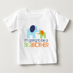 Pour Bébé T-shirt d'éléphant de frère