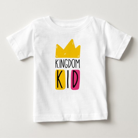 Pour Bébé T-shirt d'enfant de royaume (Devant)