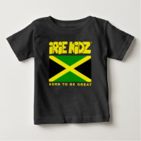 T-shirt d'enfant en bas âge de drapeau d'IRIE
