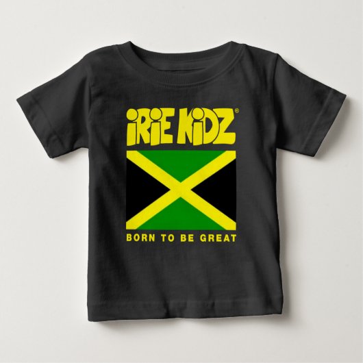 Pour Bébé T-shirt d'enfant en bas âge de drapeau d'IRIE (Devant)