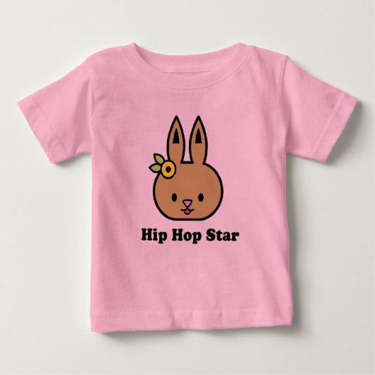 Pour Bébé T-shirt d'étoile de hip hop (Devant)