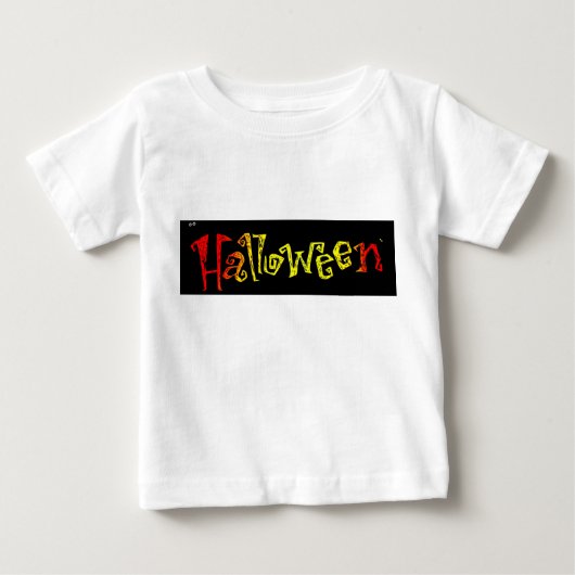 Pour Bébé T-shirt d'Halloween (Devant)