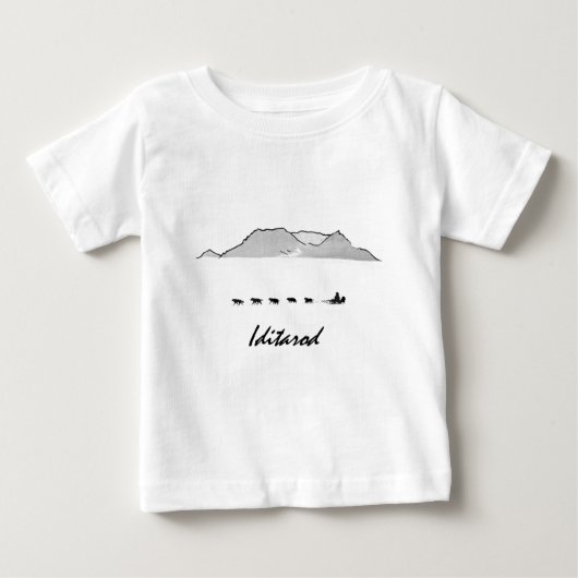 Pour Bébé T-shirt d'Iditarod (Devant)