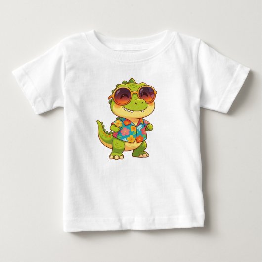 Pour Bébé T-shirt dinosaure (Devant)