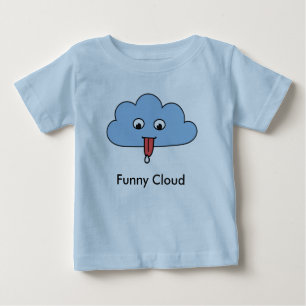 Pour Bébé T-shirt drôle de nourrisson de nuage