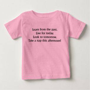 Pour Bébé T-shirt drôle "Fais une sieste" Humour Mignon