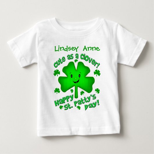 Pour Bébé T-shirt du jour de St Patrick (Devant)