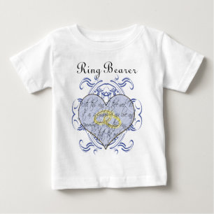 Pour Bébé T-Shirt du Porteur de Bague - Avec Cette Bague Je 