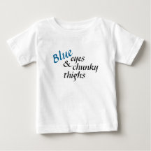 T-shirt d'yeux bleus