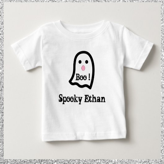 Pour Bébé T-shirt Éffrayant Ghost Boo