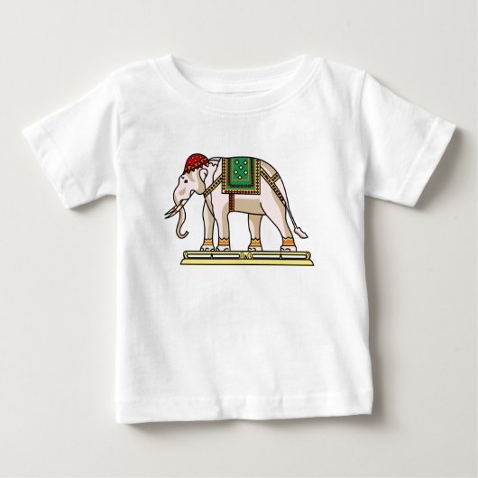 Pour Bébé T-shirt éléphant thaïlandais (Devant)