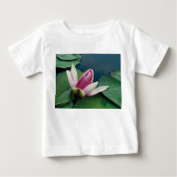 T-Shirt en fleurs de lotus, maillot de bain, blanc