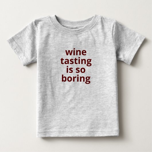 Pour Bébé T-shirt enfant à vin (Devant)