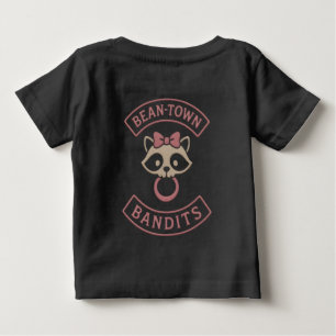 Pour Bébé T-shirt enfant bandit de Bean-Town rose