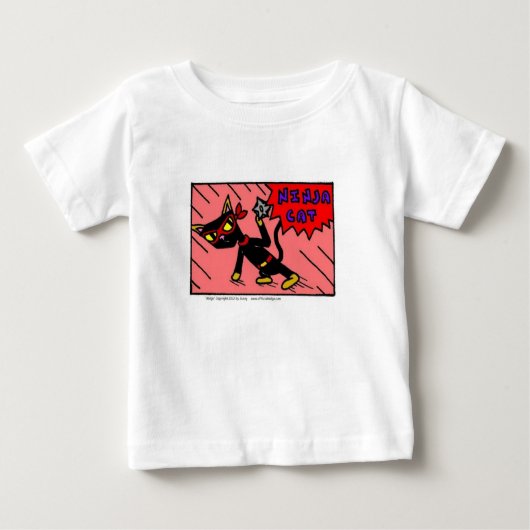 Pour Bébé T-shirt enfant CAT Mel NINJA (Devant)