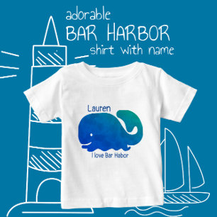 Pour Bébé T-shirt enfant du Bar Harbour Maine