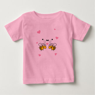 Pour Bébé T-shirt enfant rose de la mine d'abeilles