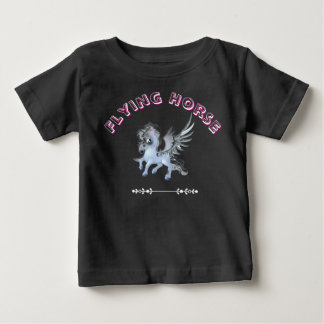 Pour Bébé T-shirt Enfants Cheval Volant - Design Cheval Magi