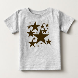 Pour Bébé T-shirt étoile Brown