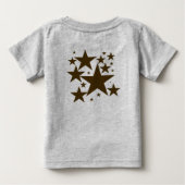 Pour Bébé T-shirt étoile Brown (Dos)