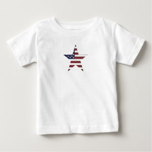 Pour Bébé T-Shirt étoile patriotique américaine