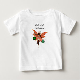 Pour Bébé T-shirt Fairy Baby Fairy African American Christma