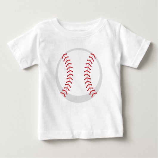 Pour Bébé T-shirt fait sur commande du Jersey d'amende de (Devant)
