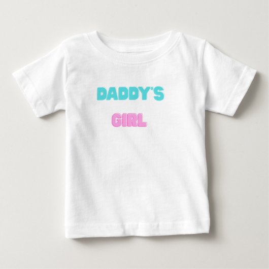 Pour Bébé T-Shirt Fille à Papa (Devant)