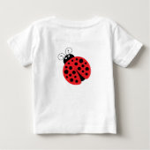 Pour Bébé T-shirt fille afro-américaine Ladybug (Dos)