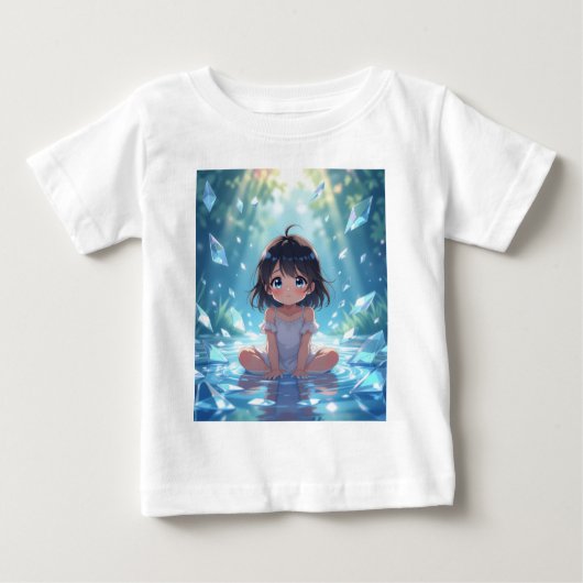 Pour Bébé T-shirt Fille Anime Magique (Devant)
