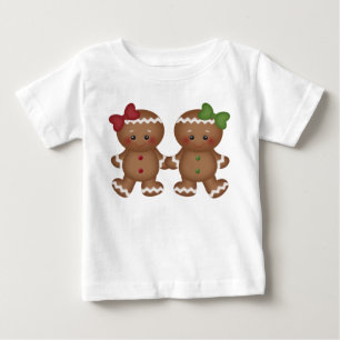 Pour Bébé T-shirt fille de Noël Gingerbread