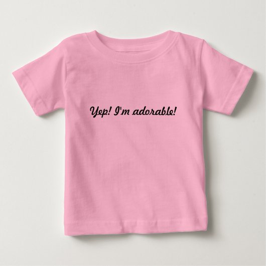 Pour Bébé T-shirt filles roses (Devant)
