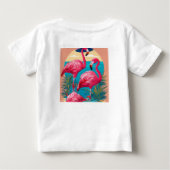 Pour Bébé T-Shirt Fleur Enchantant (Dos)