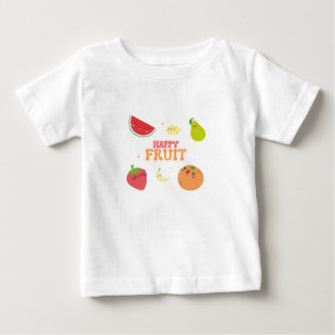 Pour Bébé T-Shirt Fruit Heureux