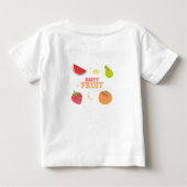 Pour Bébé T-Shirt Fruit Heureux (Dos)